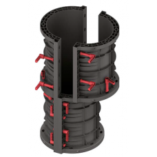 Багаторазова опалубка АБС-пластика для колон кругла h 3 м Ø 60 см Geoplast